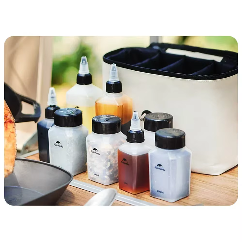 Accessoires de Camping barbecue en plein air pique-nique 6/8 pièces ensemble de pots de stockage d'épices