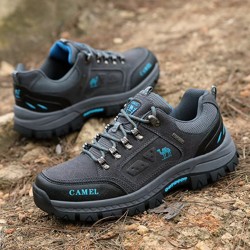 Chaussures de randonnée classiques noires pour hommes