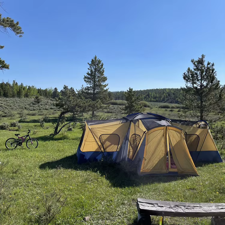 600*600 cm famille Camping tente de loisirs en plein air quatre chambres un Hall ombre énormes tentes extérieures personnalisées
