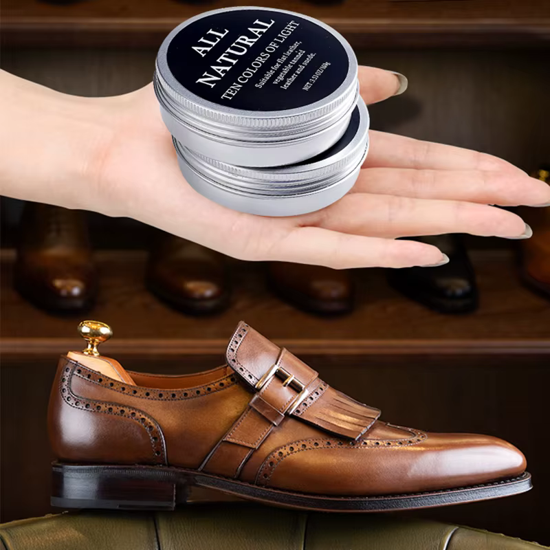 Crème à l'huile de vison 30ml/50ml/100ml, pour chaussures en cuir, sacs, crème de soin du cuir, crème d'entretien du cuir, accessoires d'artisanat du cuir