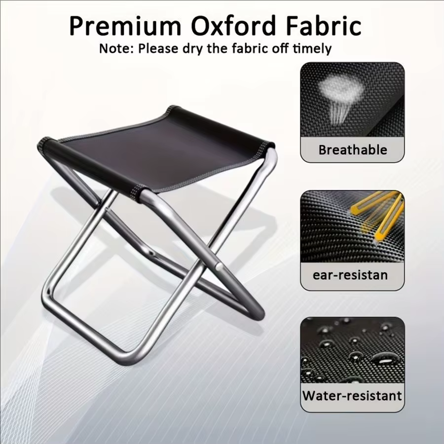 Tabouret de camping pliable