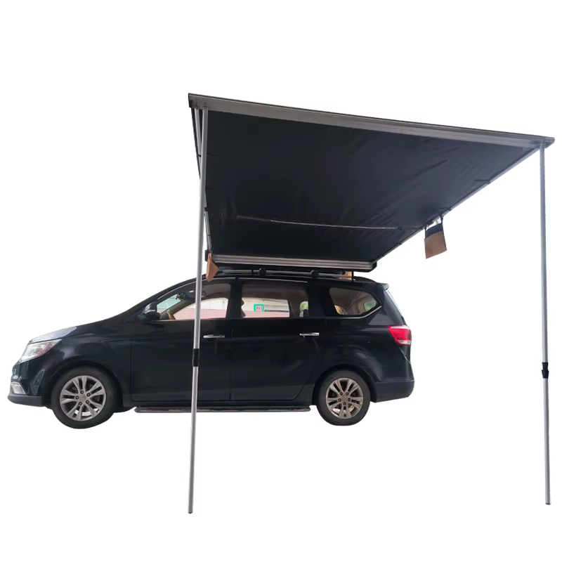 Tente auvent rétractable en aluminium sur mesure pour 4x4 - Abri latéral pour toit de voiture pour la randonnée en montagne et le camping tout-terrain en SUV