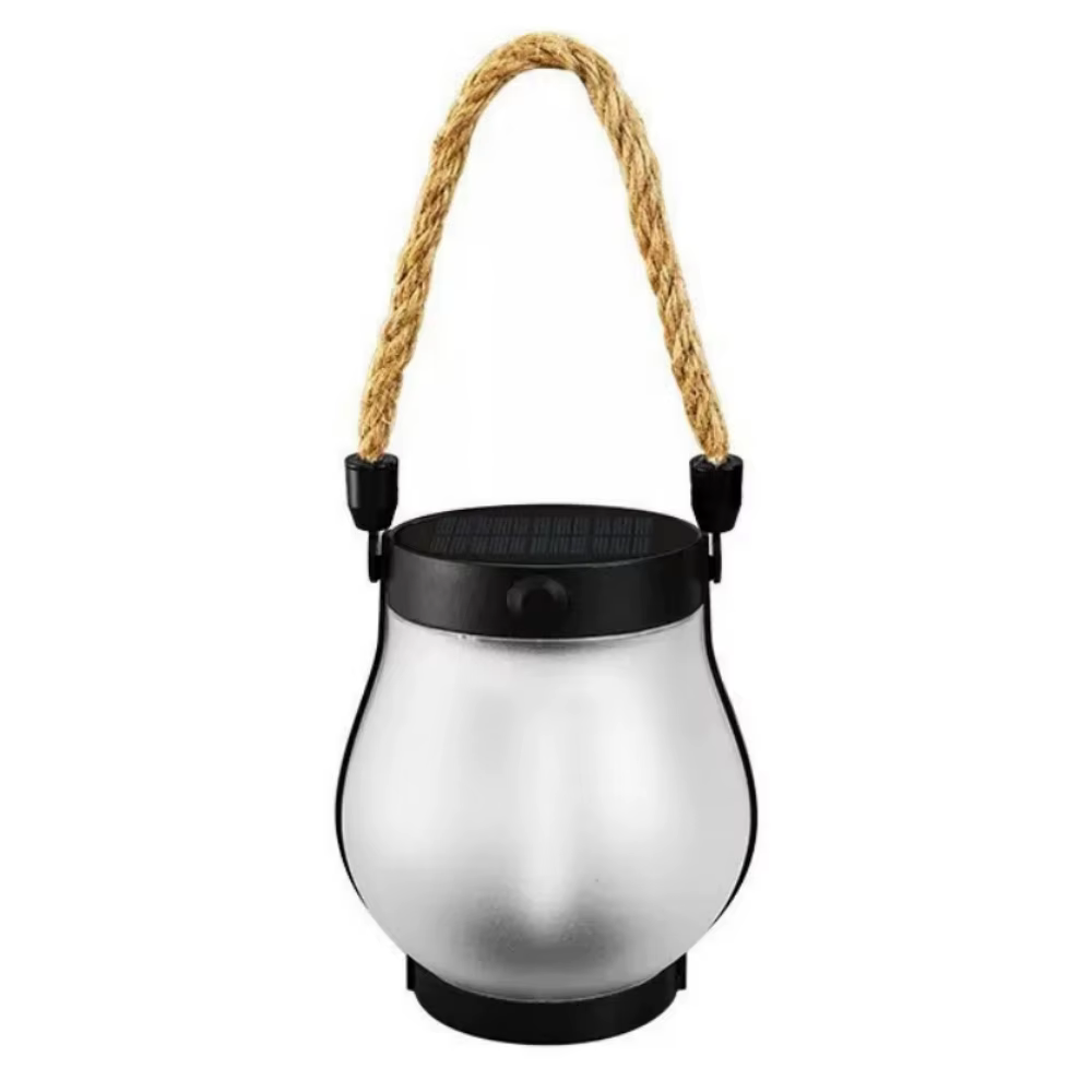Lampe solaire à flamme vacillante
