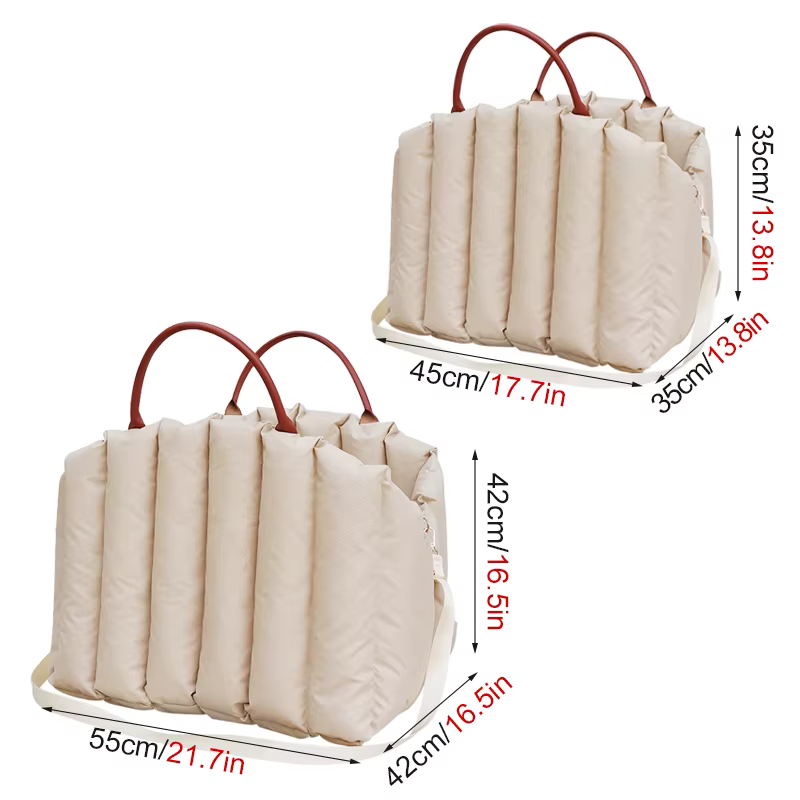 Sac à Main de Luxe Portable et Confortable pour Chien, Siège de Sécurité pour Voyage en Plein Air, Parfait pour l'Hiver