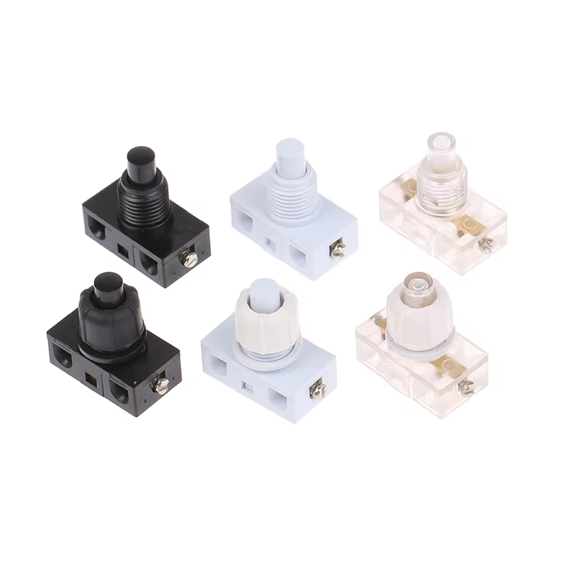 Joli à bouton-poussoir pour lampe à pédale en ligne, commande au pied d'éclairage, interrupteur au pied marche/arrêt, accessoires de pipeline, AC 250V, 1PC