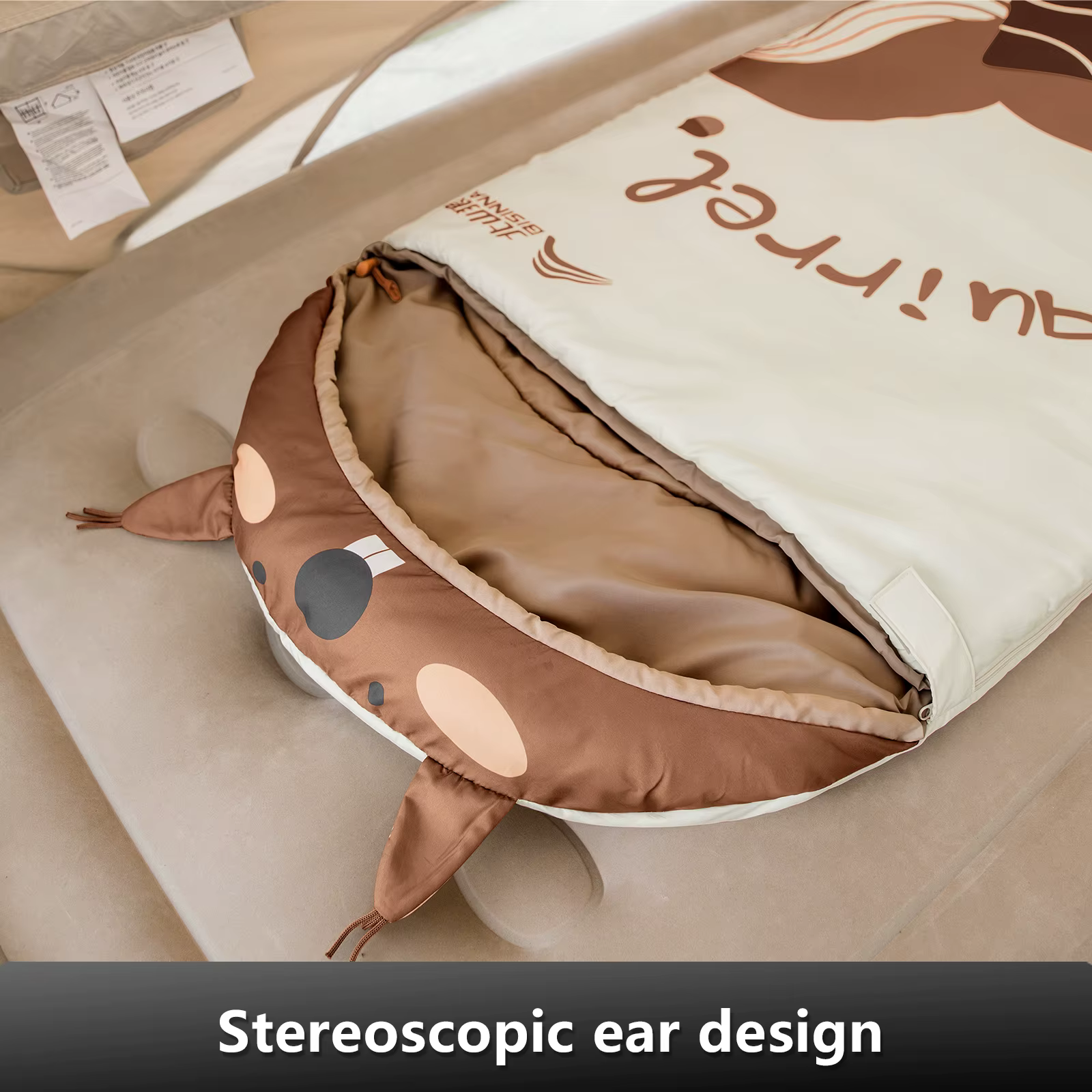BISINNA enfants dessin animé sac de couchage ultra-léger printemps été Camping sac