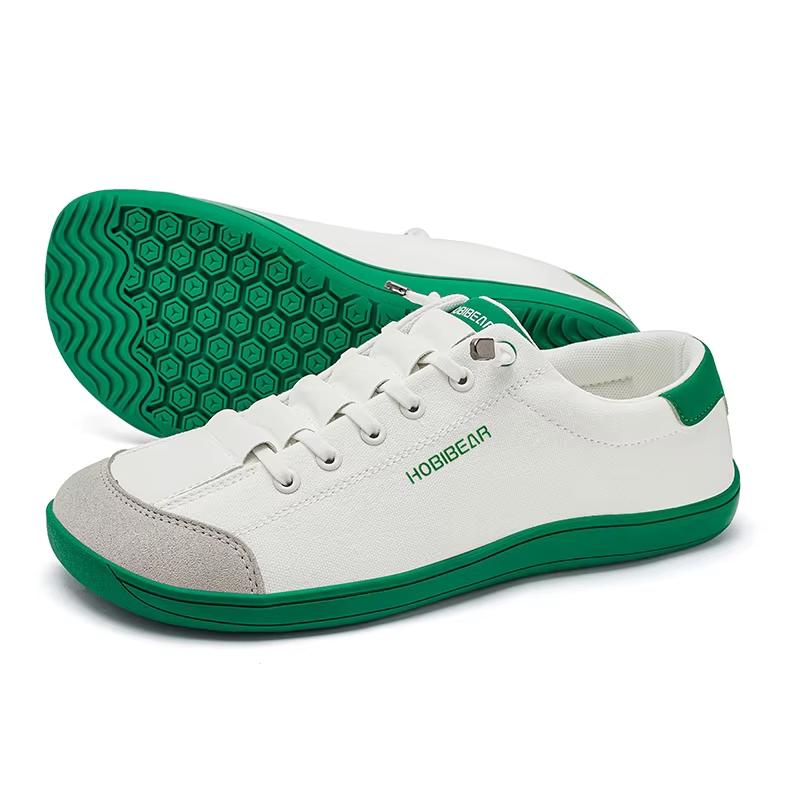 HOBIBEAR Chaussures pieds nus pour hommes et femmes | Goutte zéro | Baskets en toile décontractées à bout large