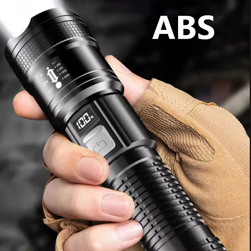 6000000 LM lampe de poche LED Rechargeable haute puissance militaire