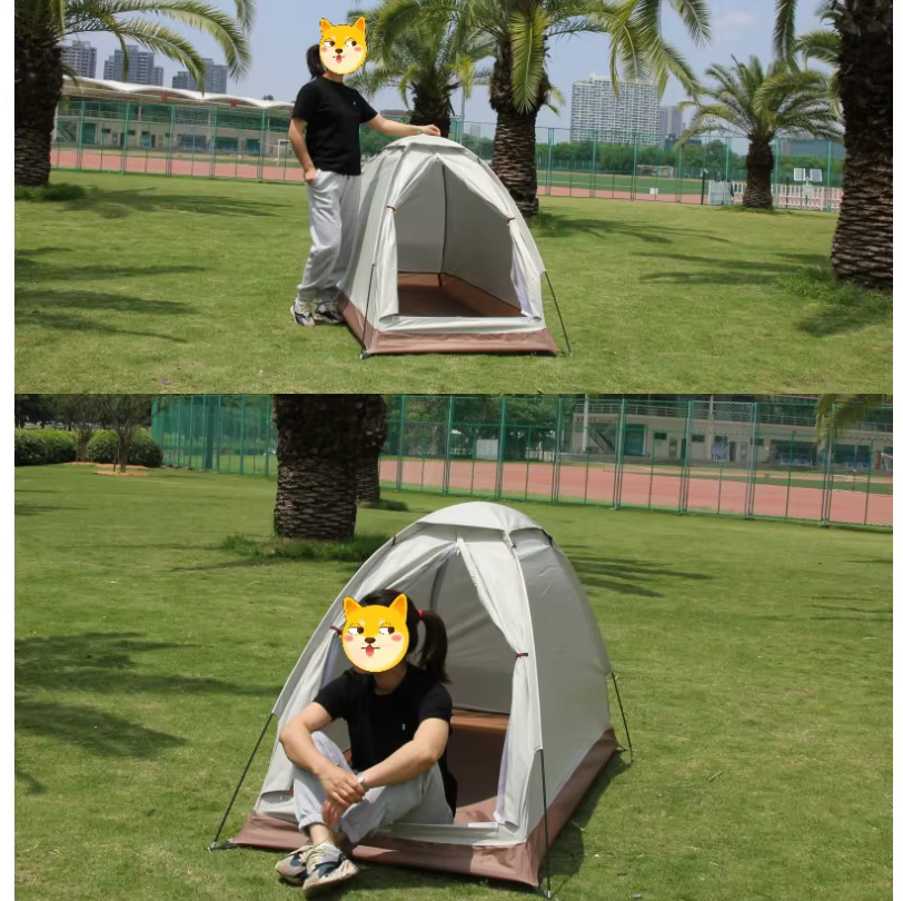 Tente individuelle ultralégère et portable