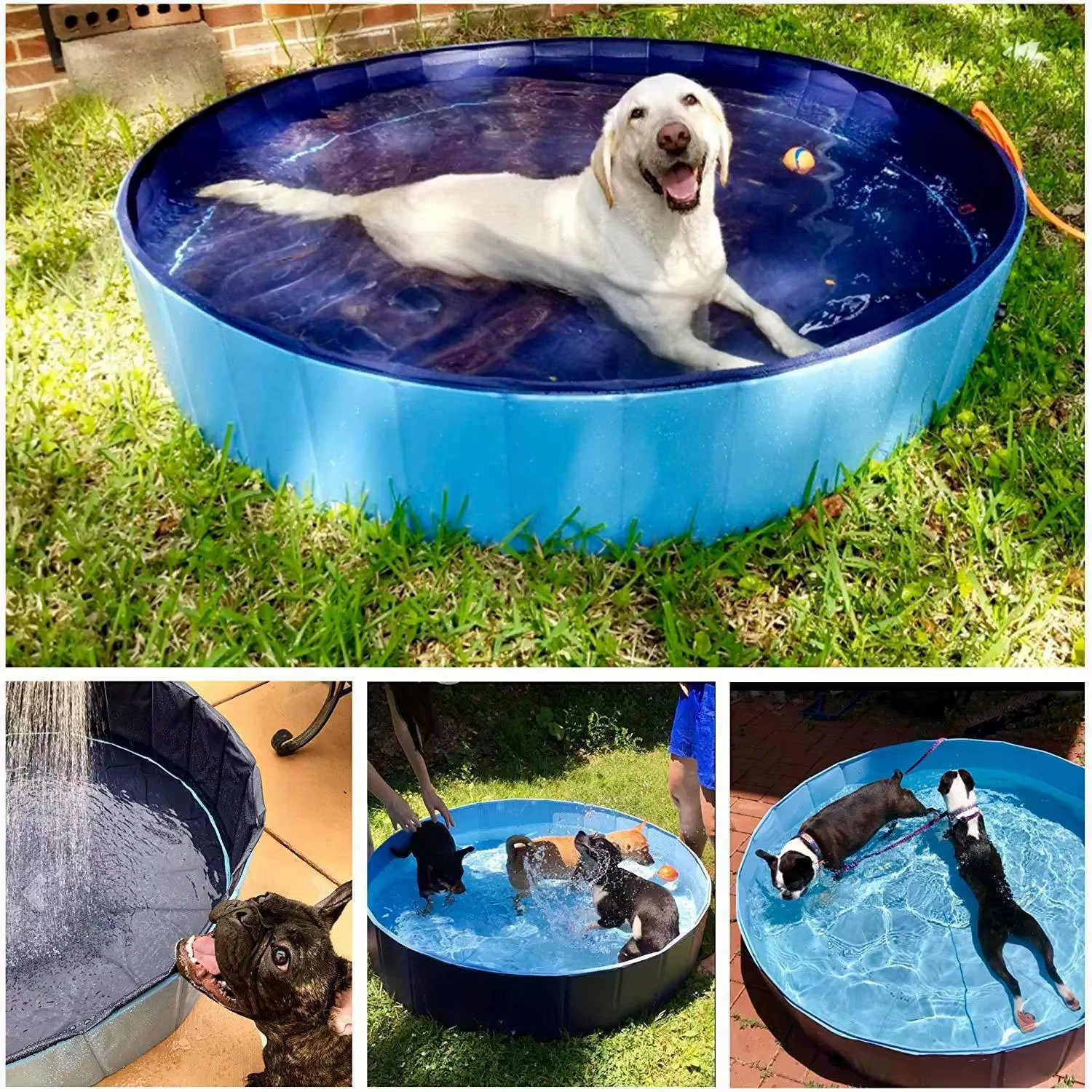 Bassin gonflable de bain de pieds de piscine