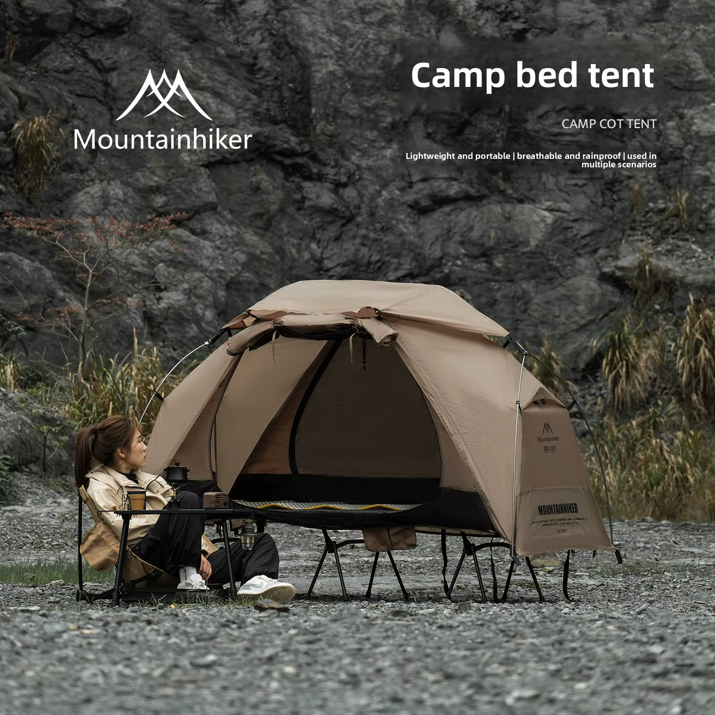 MOUNTAINHIKER Tente-lit de camping Tente
