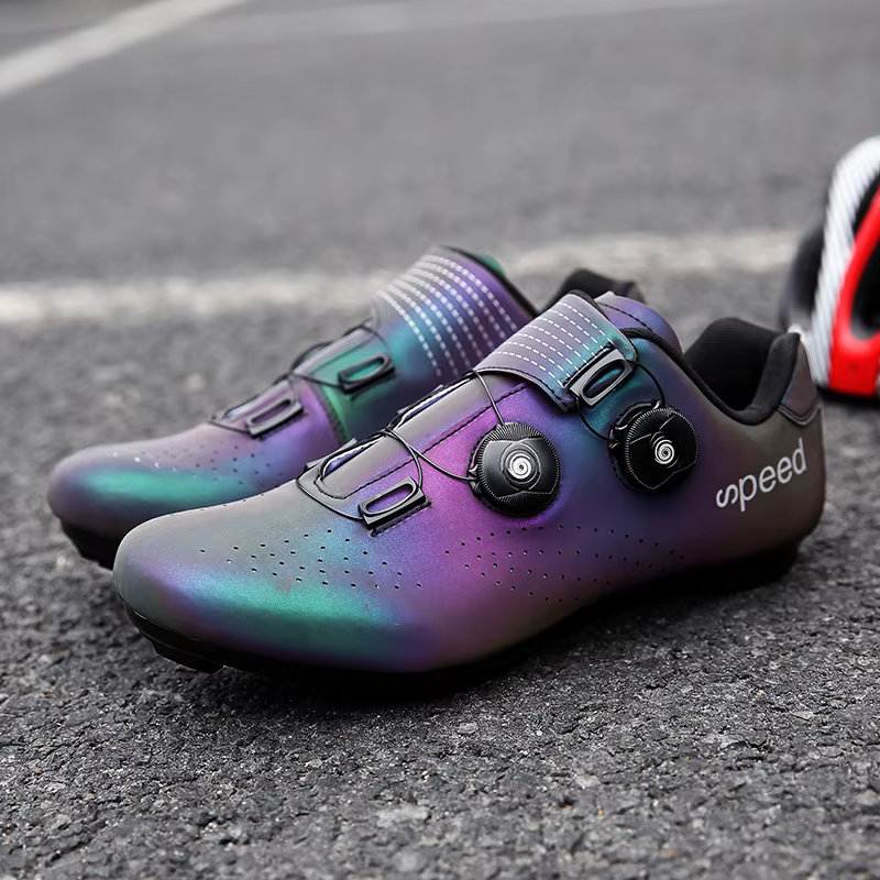 Chaussures de vélo de route et de montagne à semelle plate pour le sport et les activités de fitness à pédale