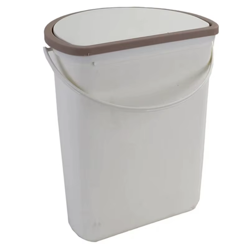Poubelle en plastique de 10L avec couvercle pour camping-car