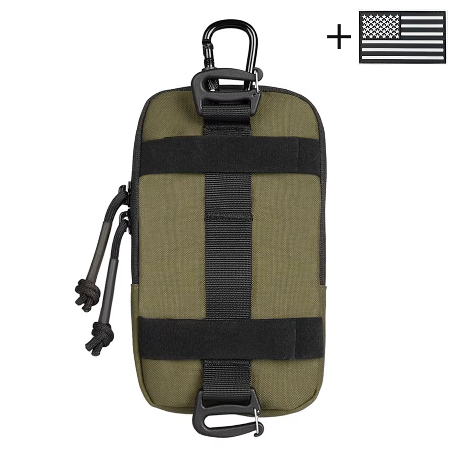 Sac de rangement pour téléphone portable avec boucle de montagne, idéal pour la randonnée en plein air, les trajets quotidiens et les voyages, utilisable comme sac banane portable