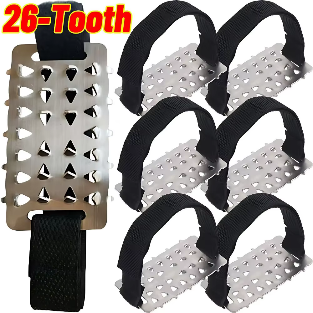 Crampons de neige et de glace en acier inoxydable