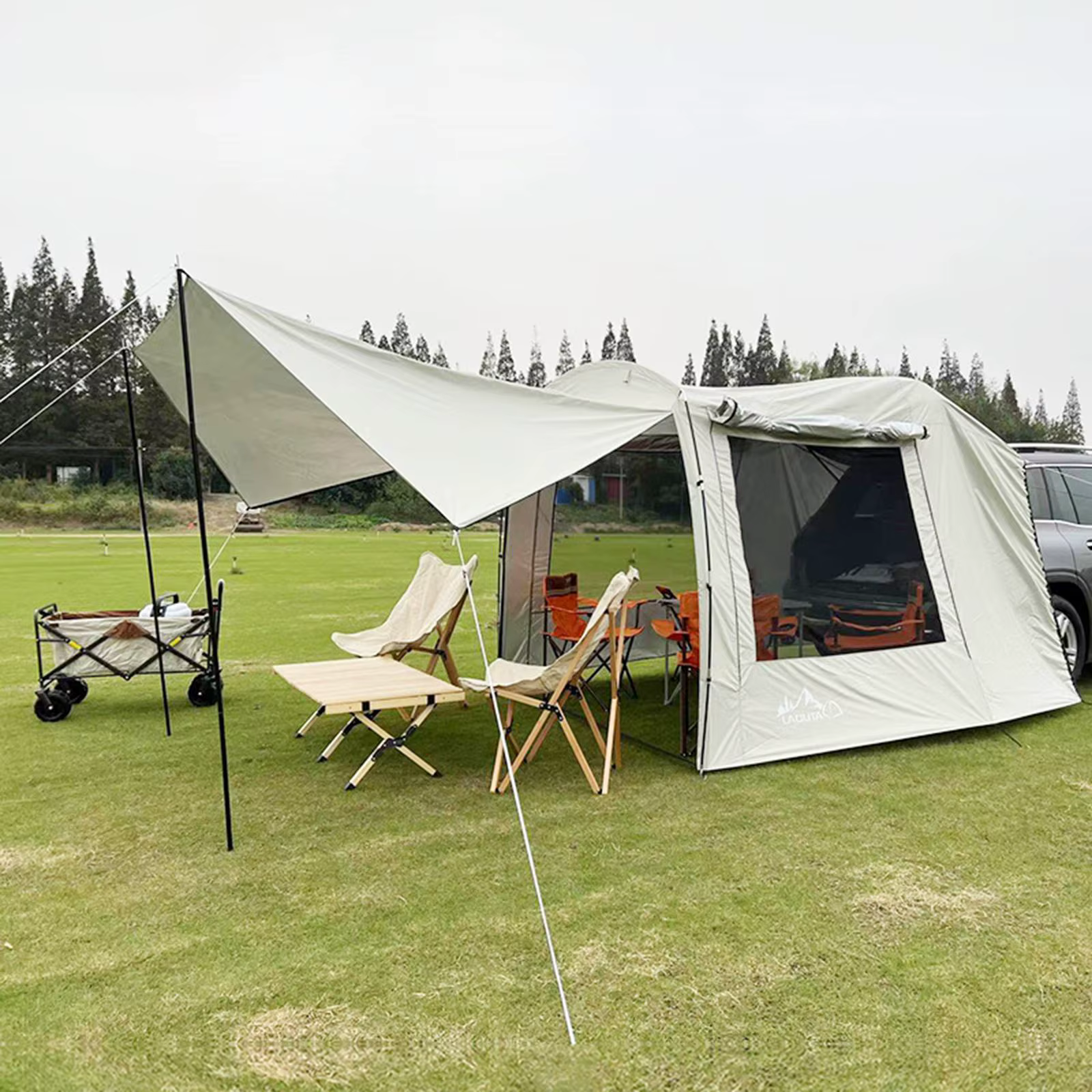Tente arrière de voiture étanche portable
