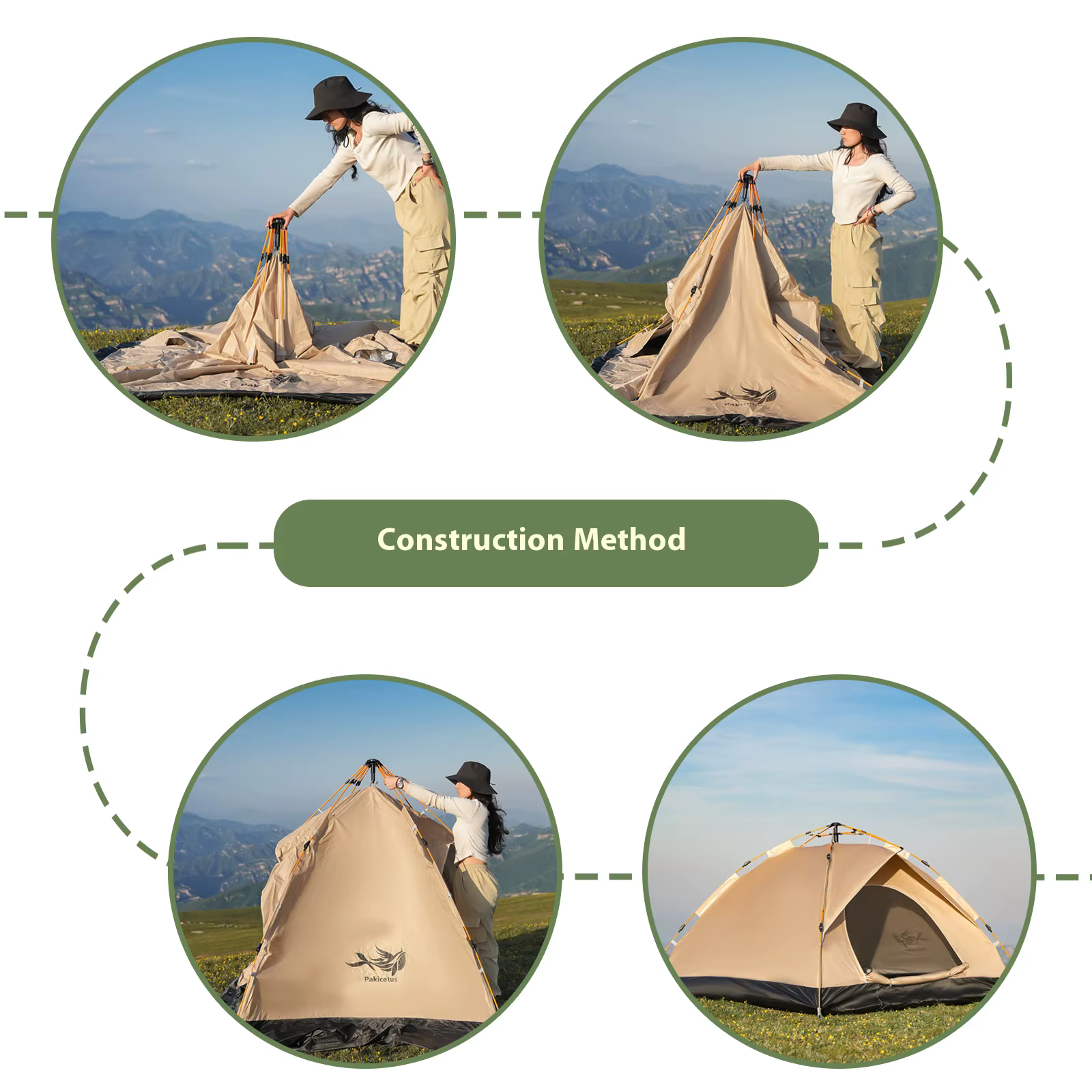 Tente de Camping Portable