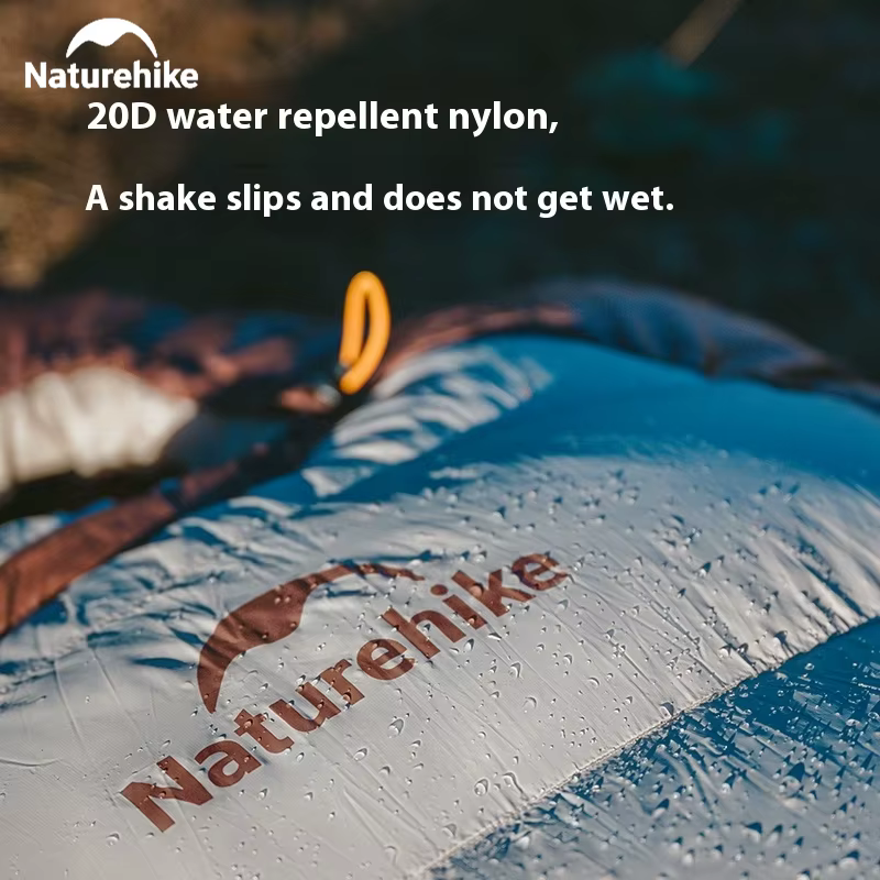 Naturerandonnée Snowbird sac de couchage 650FP duvet de canard chaud Camping en plein air coupe-vent 20D Nylon