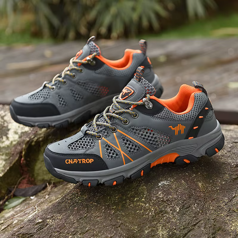 Chaussures de randonnée pour hommes, chaussures de sport simples en maille respirante, chaussures de sport tactiques d'été résistantes à l'usure pour l'extérieur et la chasse