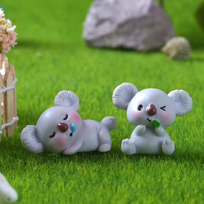 Figurines de Koala de dessin animé mignon