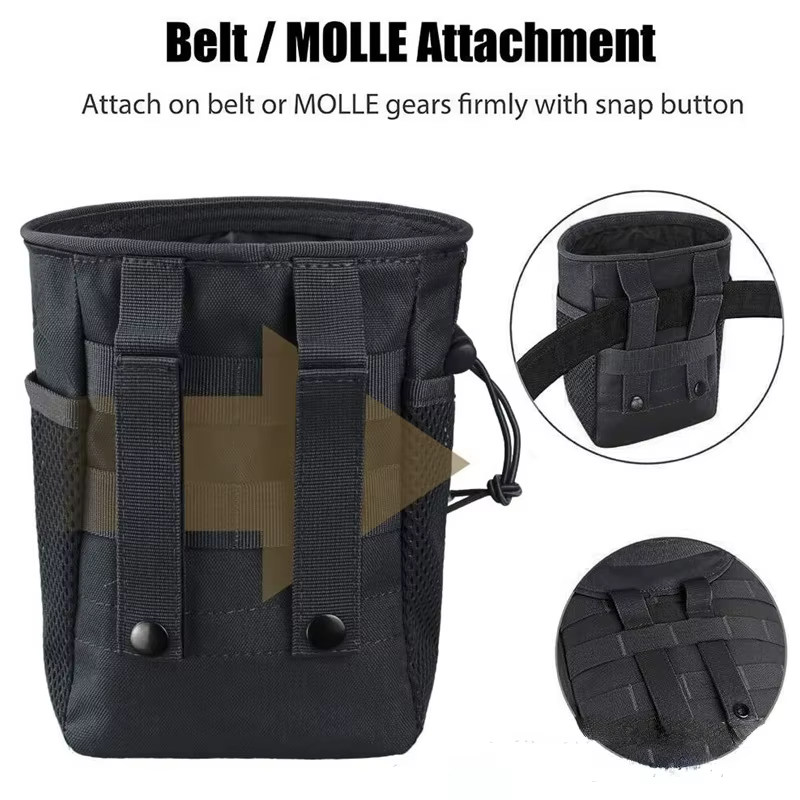 DulMolle-Sac de rangement militaire réglable, sac de taille de ceinture utilitaire, sac de hanche, étui extérieur, poudres de décharge de spe, Wstring de proximité