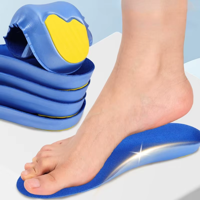 Semelles orthopédiques pour pieds plats pour adultes, semelles à soutien de la voûte plantaire élevée, fasciite plantaire, confortables, douces, anti-odeurs, coussinets de semelle pour la course à pie