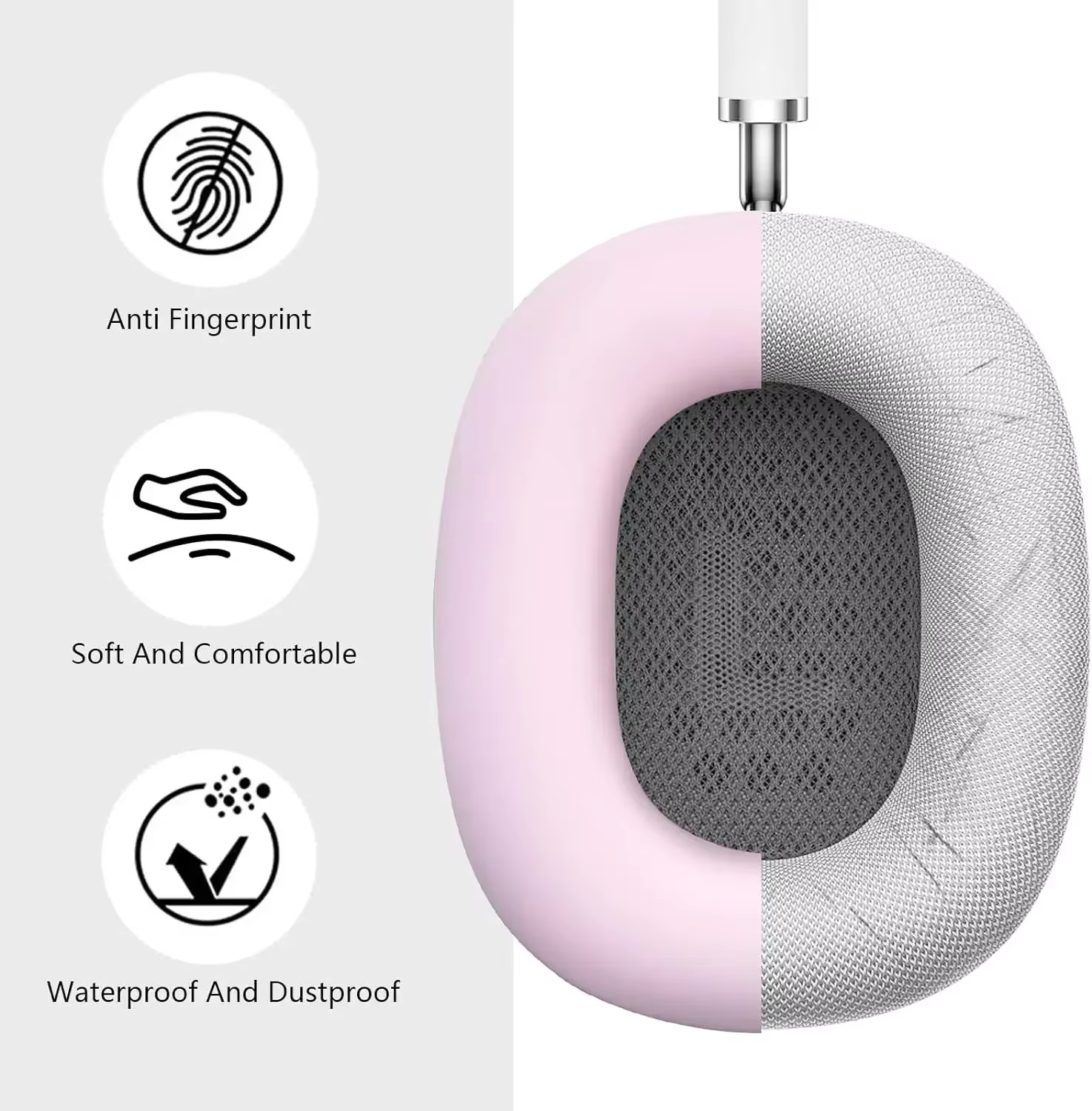 Pour écouteurs Airpods Max, housse en Silicone pour Apple Airpod Max accessoires étuis coque en Silicone