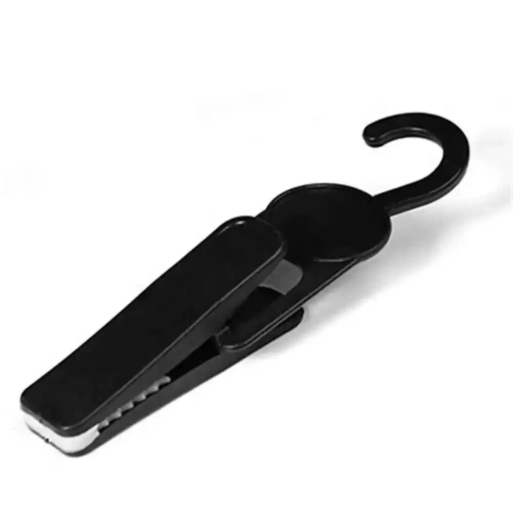 Clip de fixation noir pour chaussures