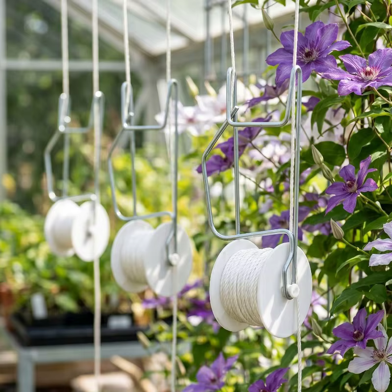 Crochet de suspension pour tomates, support de culture de légumes en serre, attache pour treillis de vigne, crochets de suspension pour corde, pince de fixation pour plantes grimpantes de jardin