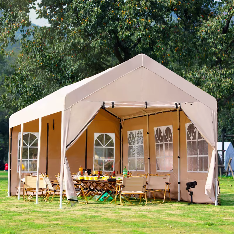 Tonnelle portable robuste 3x3 mètres pour l'extérieur