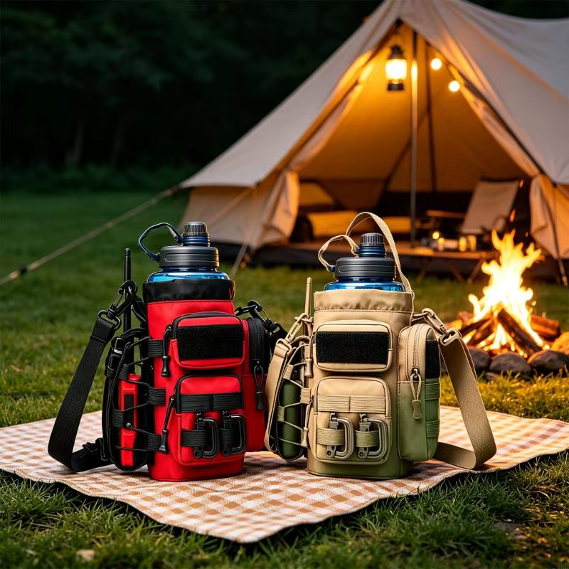 flasque d'extérieur pour randonnée le Camping, porte-équipement à cordon serrage 25X13 avec rangement