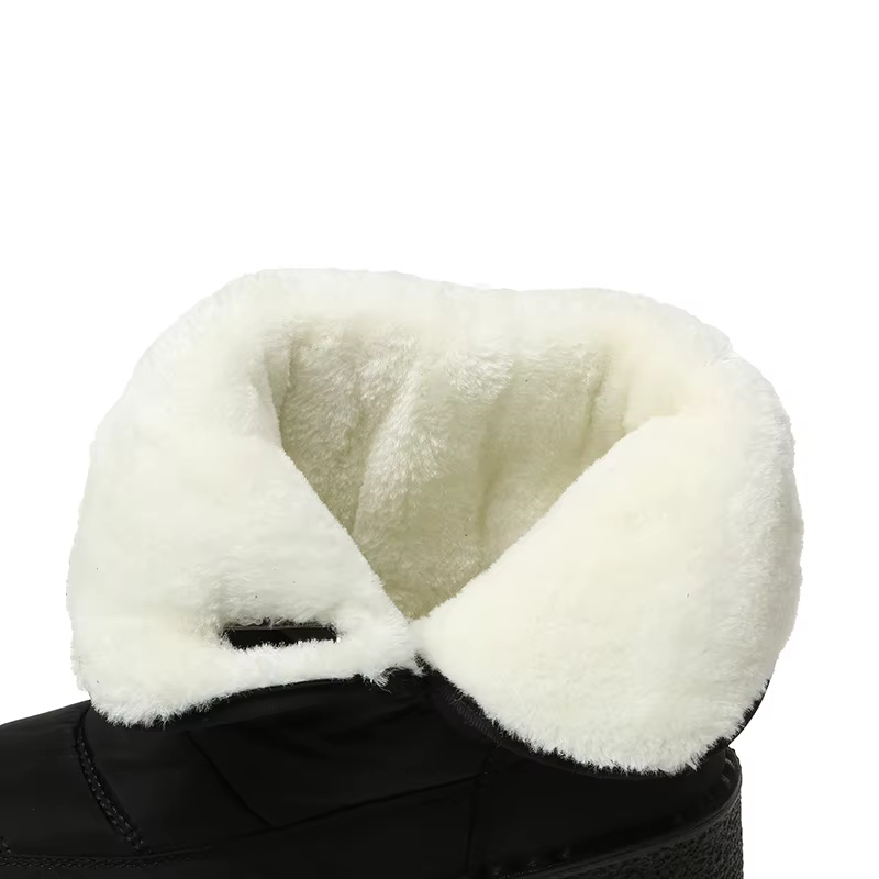 Bottes de neige rembourrées en coton imperméables pour femmes