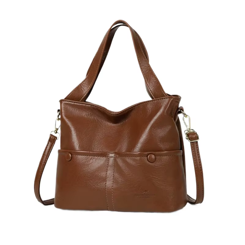 Sac à bandoulière pour femme avec sangle croisée, grande capacité, multi-compartiments, polyvalent, élégant, pour les trajets quotidiens, le travail, les voyages