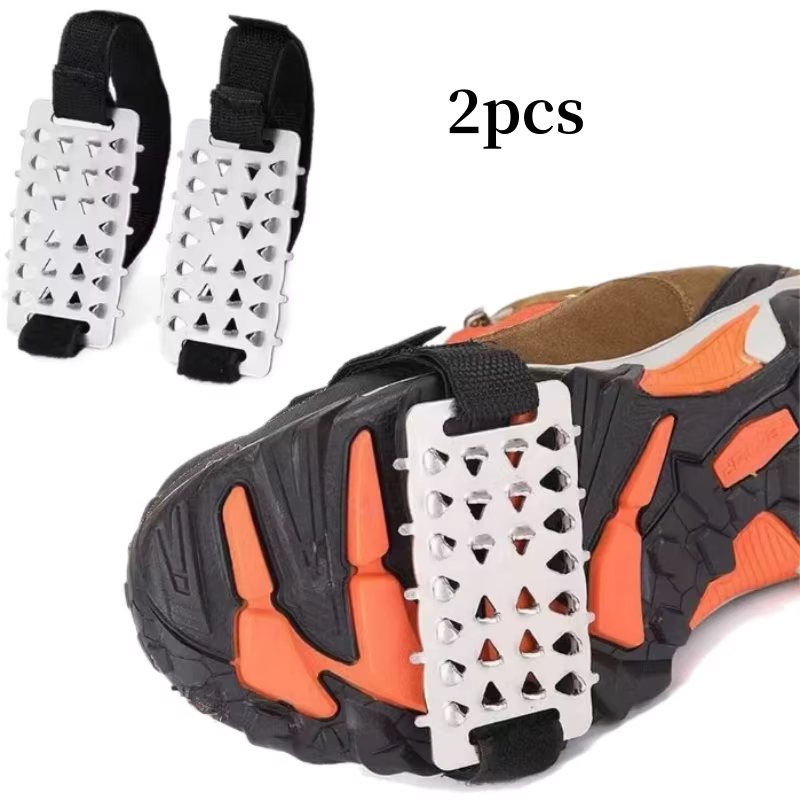 Couvre-chaussures antidérapants en deux pièces pour la randonnée