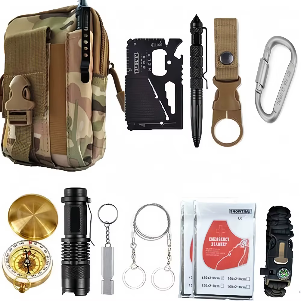 Kit de survie pour aventure en plein air