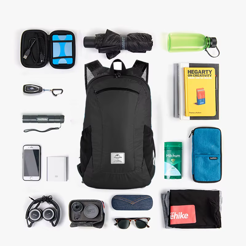 Naturehike 18L Camping sac à dos Portable ultraléger imperméable en Nylon sacs homme en plein air pliable sport voyage randonnée sac à dos
