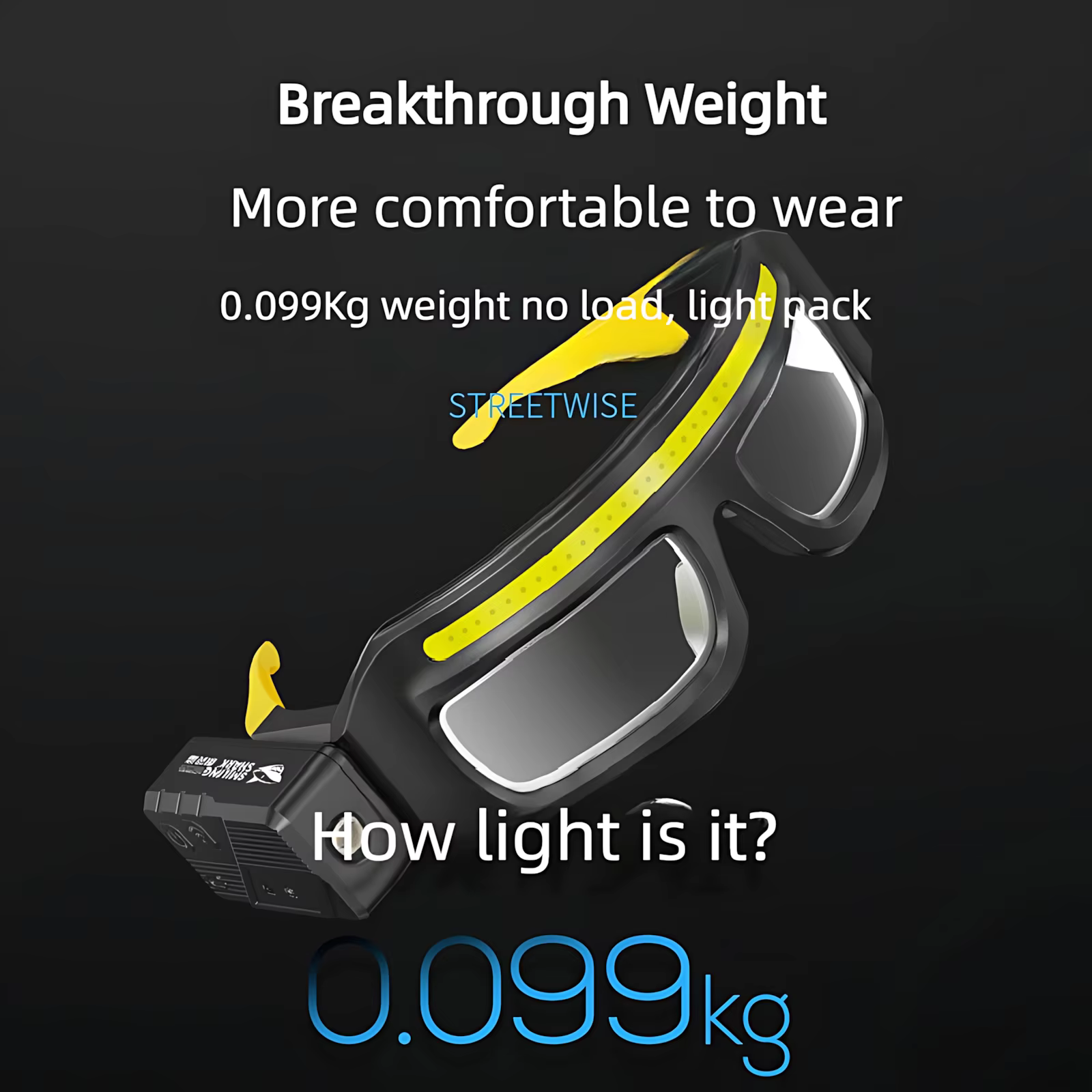 Lampe Frontale Sans Main 99g Ultra Légère
