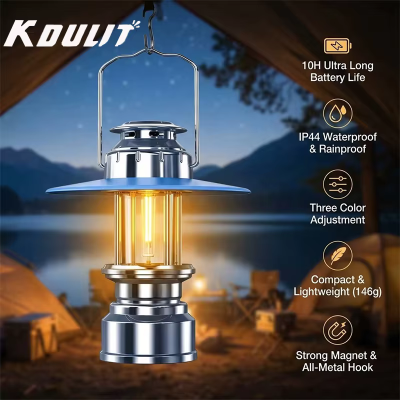 Lampe portable rétro style Hurricane