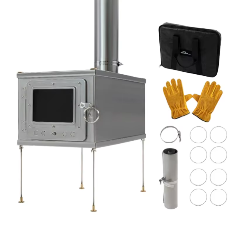 Poêle de tente pliable