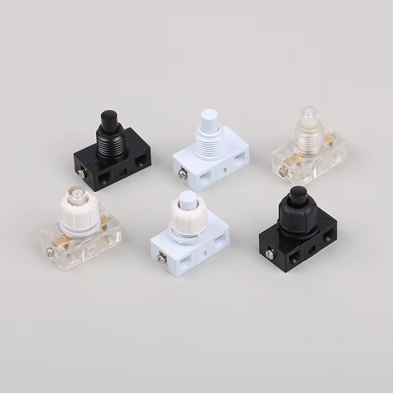 Joli à bouton-poussoir pour lampe à pédale en ligne, commande au pied d'éclairage, interrupteur au pied marche/arrêt, accessoires de pipeline, AC 250V, 1PC