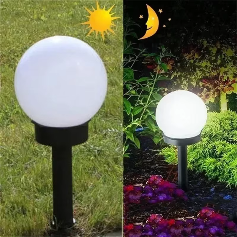Lampes solaires pour sphères d'extérieur