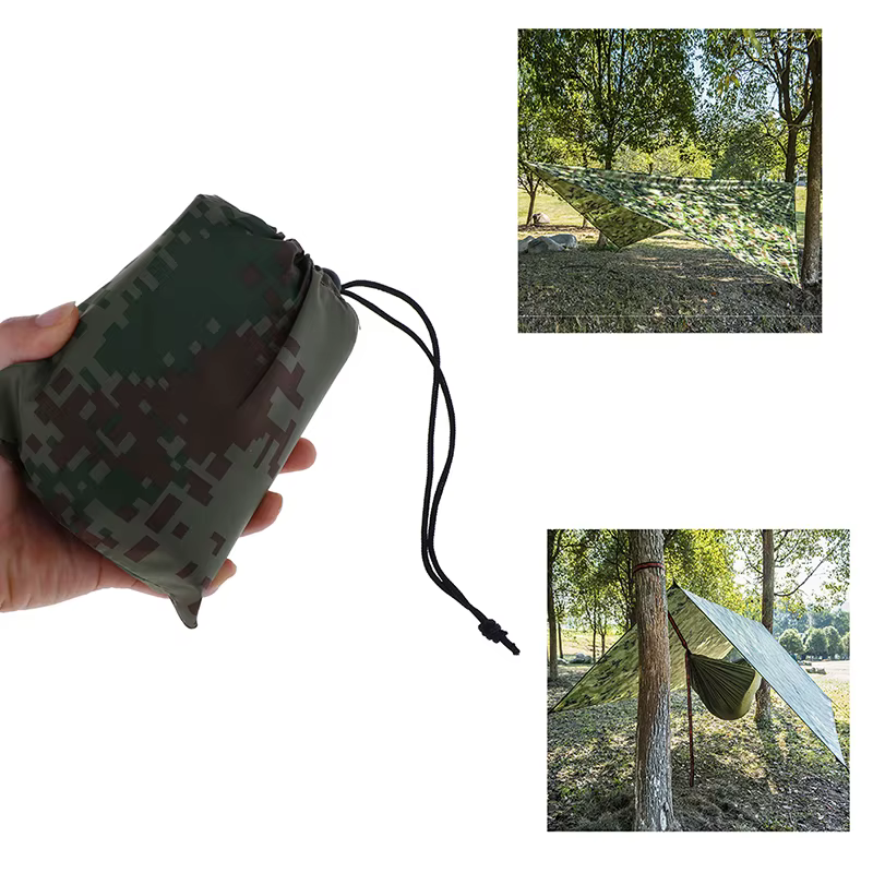 Bâche Portable Ultralégère pour Camping en Plein Air