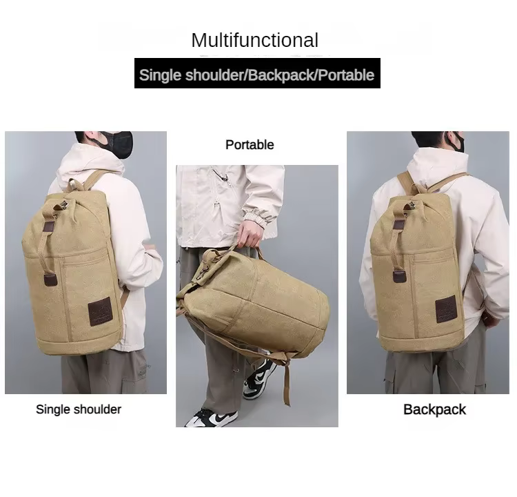 30L/60L sac de sport de plein air sac à dos toile sacs à dos sac d'école randonnée voyage