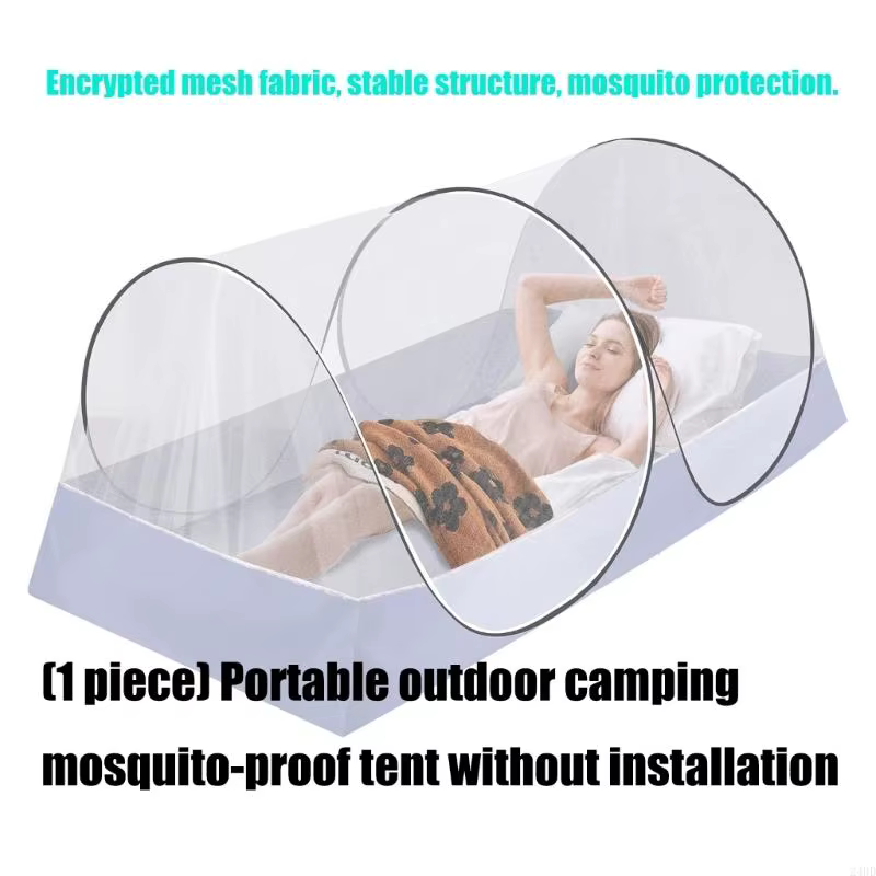 Tente Camping en plein air légère en maille anti-moustiques