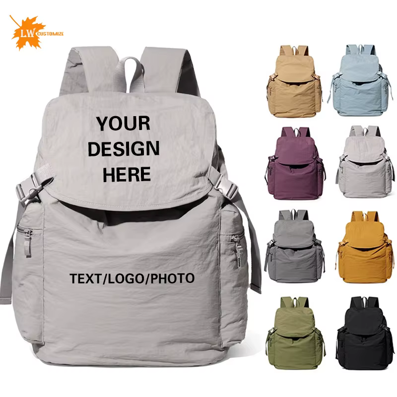 Sac à dos à cordon de serrage avec Logo personnalisé