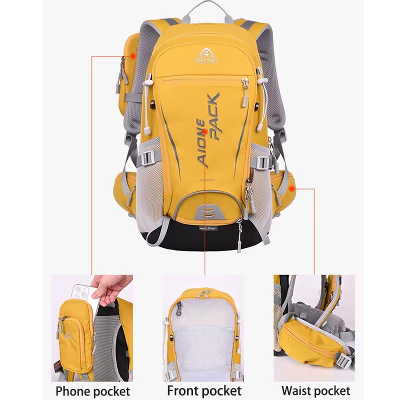 Sac à dos de randonnée léger et respirant de 25l