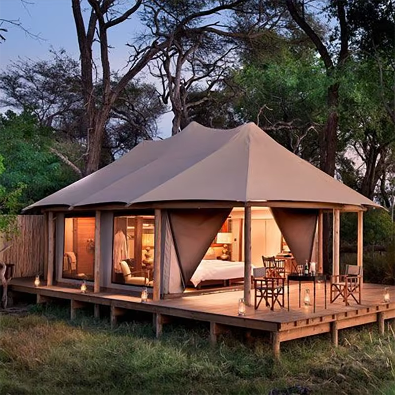Tente de luxe pour hôtel-resort en plein air