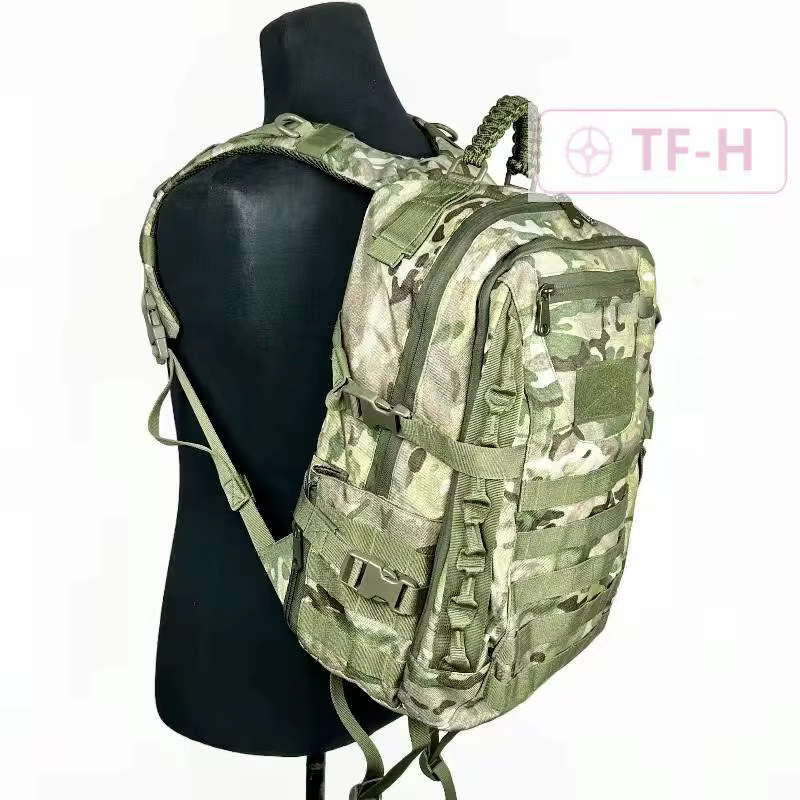 Sac à dos tactique sac de voyage survie en plein air Molle Pack chasse sac à bandoulière EMR camouflage