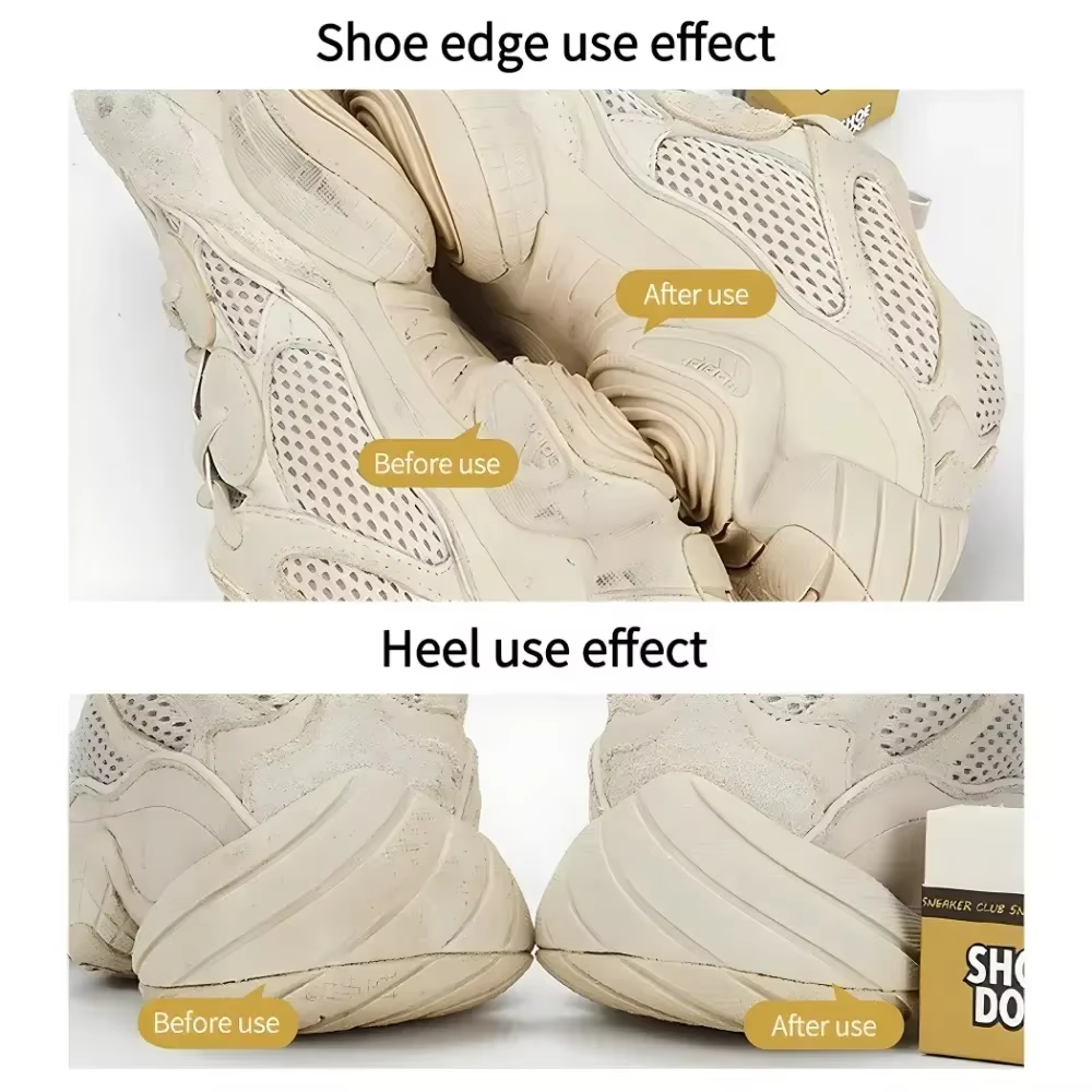 Nettoyeur de gomme à chaussures Portable pour baskets, daim et cuir, gomme de décontamination imperméable pour chaussures blanches et brillance de chaussures
