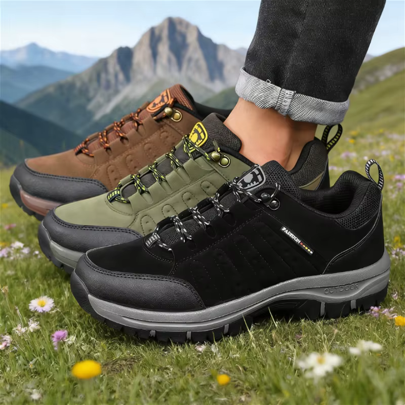 Chaussures de randonnée pour hommes imperméables en plein air basses bottes
